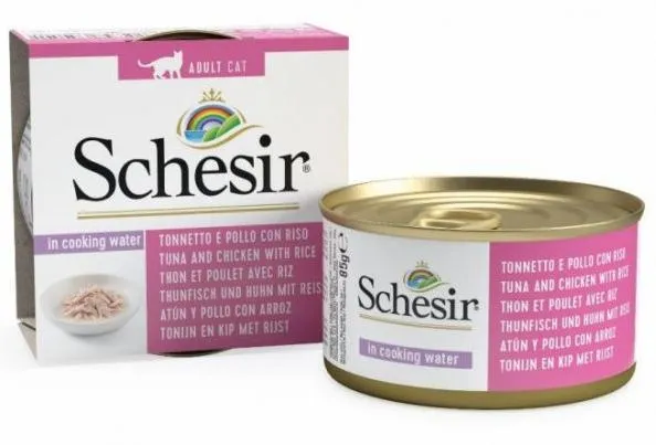 Schesir with Tuna with Chicken (Тунец, курица, рис) для кошек