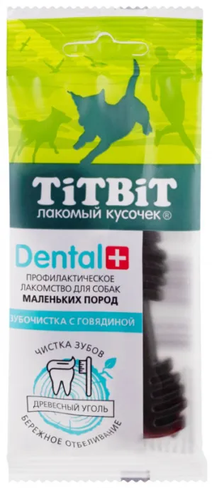 ТИТБИТ Зубочистка с говядиной Dental+ для собак