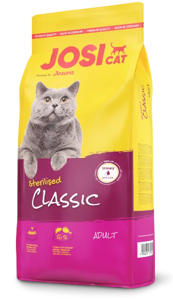 Корм JosiCat Sterilised Classic Adult для кошек, 1,9 кг