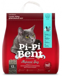Наполнитель Pi-Pi-Bent Морской бриз для кошек