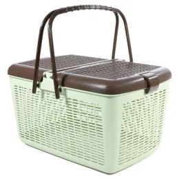 Triol 1055-2 Переноска из пластика квадратная L для собак для кошек