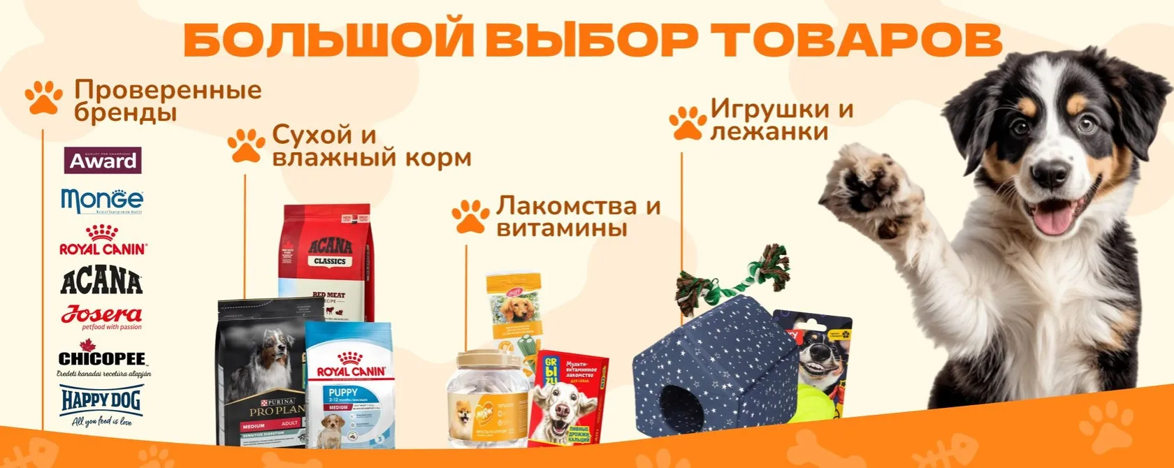 Товары для собак