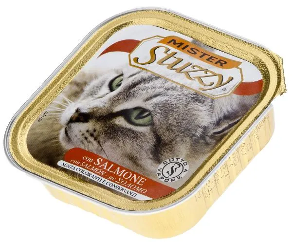 Mister Stuzzy Cat Консервы (лосось) для кошек