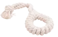 Doglike "Dental Knot" Кольцо канатное, белое для собак
