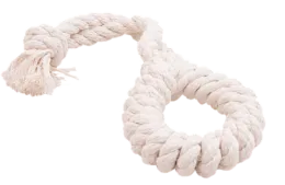 Doglike "Dental Knot" Кольцо канатное, белое для собак