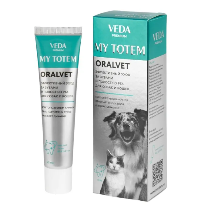 VEDA My Totem Oralvet Гель для зубов и полости рта собак и кошек