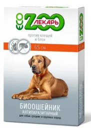 БИОошейник антипаразитный ЭКО ZOOЛЕКАРЬ, 65 см для собак