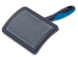 DeLIGHT Пуходерка пластик, мягкий корд для собак для кошек