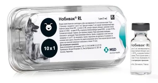 MSD Animal Health Нобивак RL для питомцев