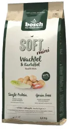 Корм Bosch Soft+ Mini (Перепелка с картофелем) для собак