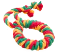 Doglike "Dental Knot" Кольцо канатное, цветное для собак