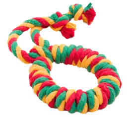 Doglike "Dental Knot" Кольцо канатное, цветное для собак