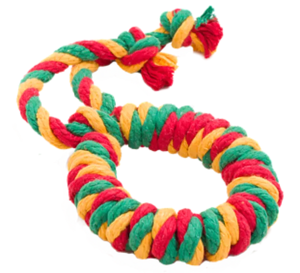 Doglike "Dental Knot" Кольцо канатное, цветное для собак