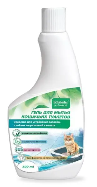 Pchelodar Гель для мытья кошачьих туалетов для кошек