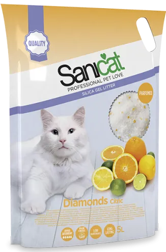 Sanicat Professional силикагелевый (Citric) для кошек