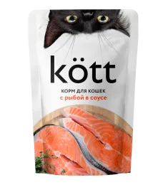 Kott для кошек с рыбой в соусе