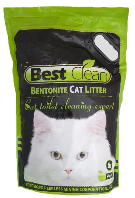 Best Clean Наполнитель бентонитовый (Зеленое яблоко) для кошек