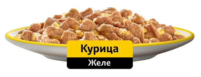Whiskas желе с курицей для кошек