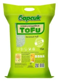 Барсик Наполнитель TOFU Зелёный Чай для кошек