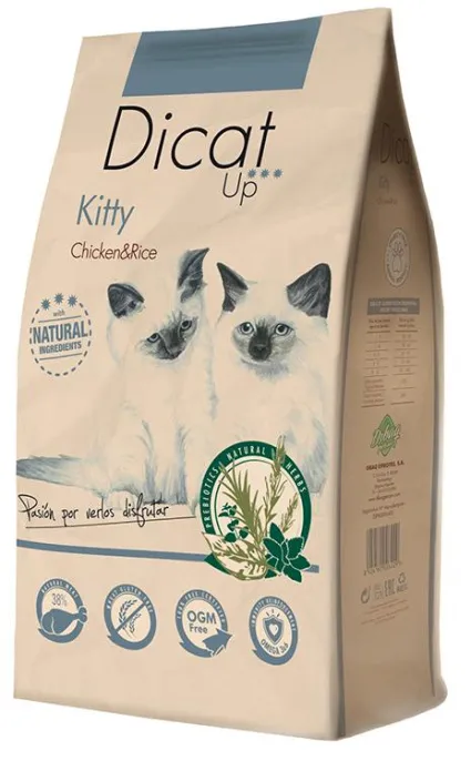 Dicat Up Kitty (Курица и рис), 1,5 кг