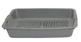 Лоток без борта с сеткой DOGMAN Большой для котов
