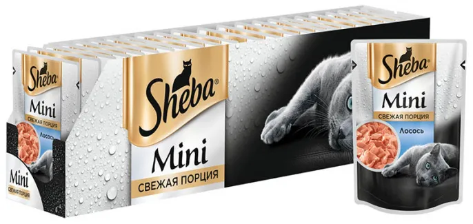 Sheba Mini (Лосось) для кошек