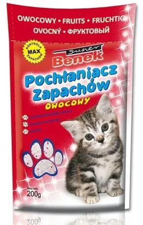 Super Benek Поглотитель запаха Силикагель, 200 г для кошек