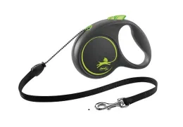 Поводок-рулетка "Flexi" "Black Design" М, трос для собак