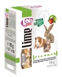 Lolo Pets Минеральный камень с яблоком для грызунов и кроликов