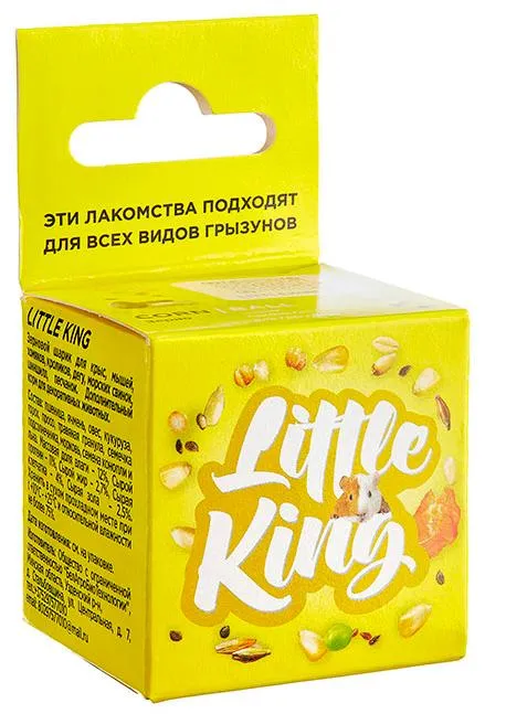 Little King Лакомство для грызунов Шарик зерновой для грызунов