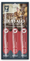 Mr. Buffalo Колбаски с мясом говядины и утки для кошек