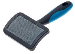 DeLIGHT Пуходерка пластик, мягкий корд для собак для кошек