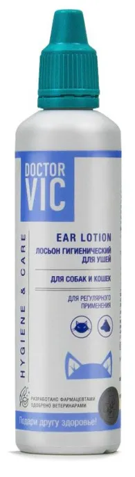 Лосьон Doctor VIC гигиенический для ушей для собак для кошек