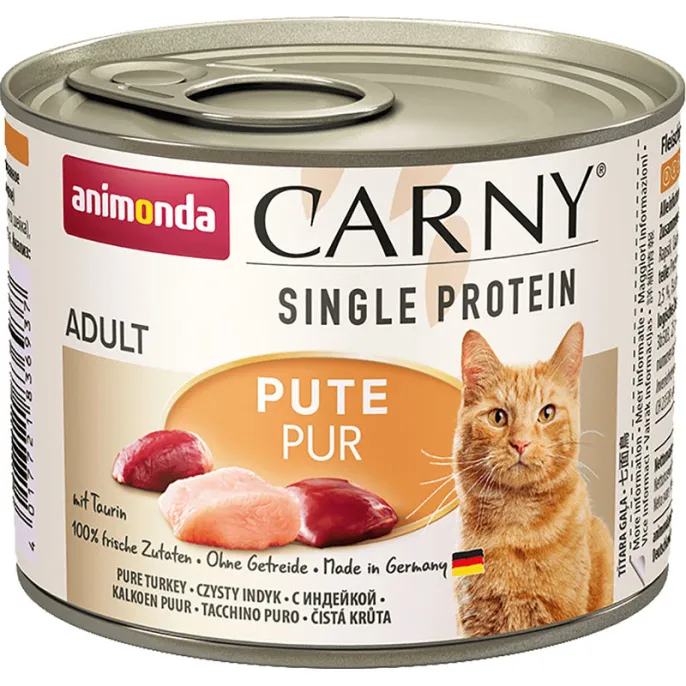 Carny Single Protein Adult (с индейкой) для кошек