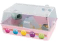 Клетка Ferplast "MINI DUNA HAMSTER DECOR" розовая для грызунов