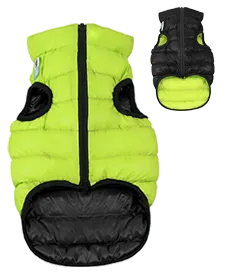 Airy Vest Курточка двухсторонняя Lime & Black для собак