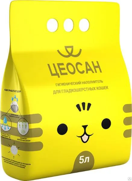 Цеосан Гигиенический наполнитель для гладкошерстных кошек