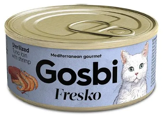 Gosbi Fresko Sterilized (Тунец, креветки) для кошек