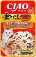 INABA CIAO Kinnodashi Тунец Магуро и Кацуо с куриным филе для кошек