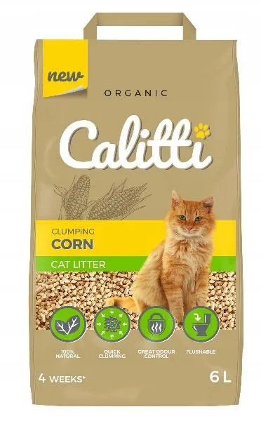 Calitti Corn Наполнитель кукурузный для кошек