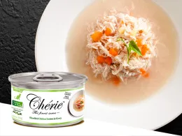 Cherie кусочки курицы с овощами в подливке для кошек