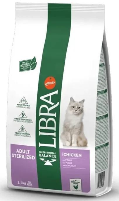 Libra Sterilized Cat (Курица), 1,5 кг