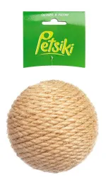 Petsiki Когтеточка динамическая клубок песочный для кошек