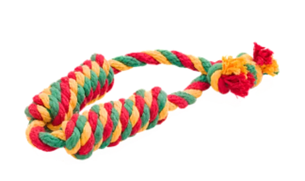Doglike "Dental Knot" Сарделька двойная, цветная для собак