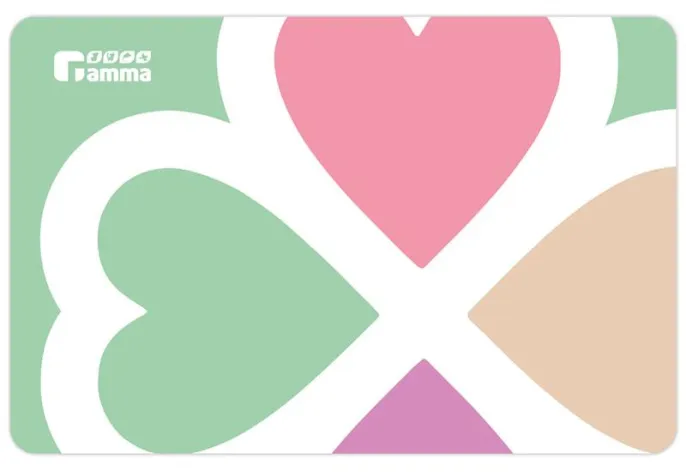 Gamma Коврик под миску Сердечко для собак для кошек