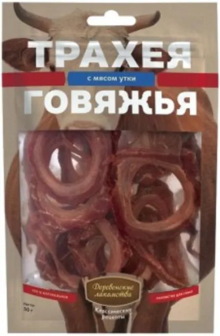"Классические рецепты" Трахея говяжья с мясом утки для собак