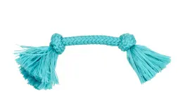 Playology Жевательный канат DRI-TECH ROPE с ароматом арахиса, голубой для собак