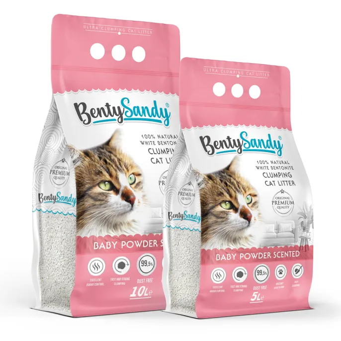 BentySandy Наполнитель Baby powder для кошек