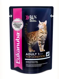 Eukanuba Adult Top Condition (Кролик в соусе) для кошек