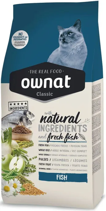 OWNAT Classic Cat (Рыба), 1,5 кг